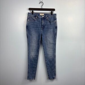 Madewell 10" High Rise Skinny Jeans, Blue, Women's 28